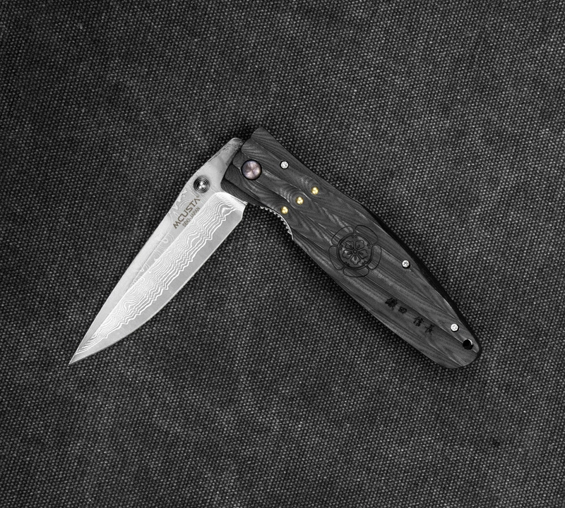 Mcusta - Sengoku Black Micarta Damascus VG-10 8,6 cm