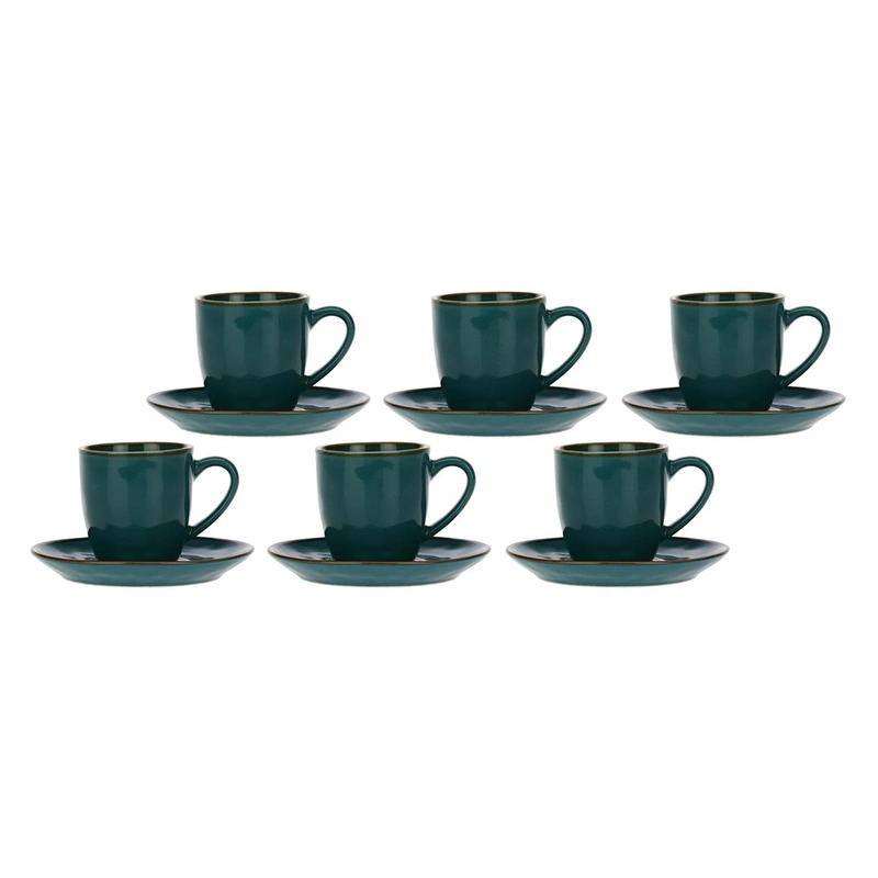 Rose&Tulipani - zestaw 6 filiżanek do espresso 90 ml Concerto Ottanio