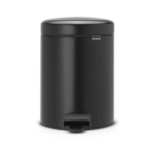 Brabantia - kosz pedałowy 5 L newIcon metowy czarny