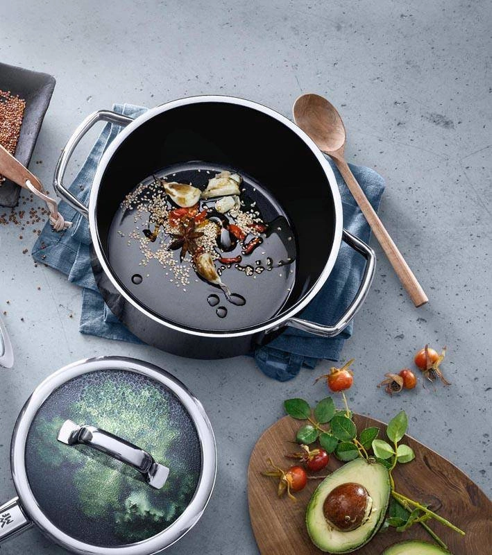 WMF-Garnek niski 20cm,platynowy,Fusiontec Mineral