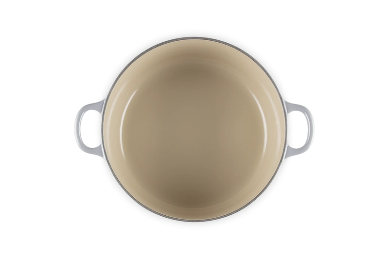 Le Creuset - garnek żeliwny emaliowany okrągły 24 cm 4,2 l misty grey