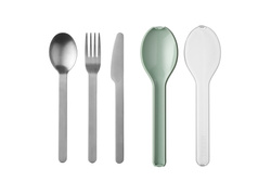 Mepal - Zestaw 3-szt. sztućców Ellipse nordic sage