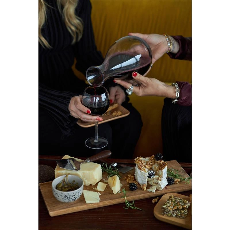 Sagaform - karafka do wina, szkło/korek, 2,0 l, śred. 14,5 x 35 cm Nature