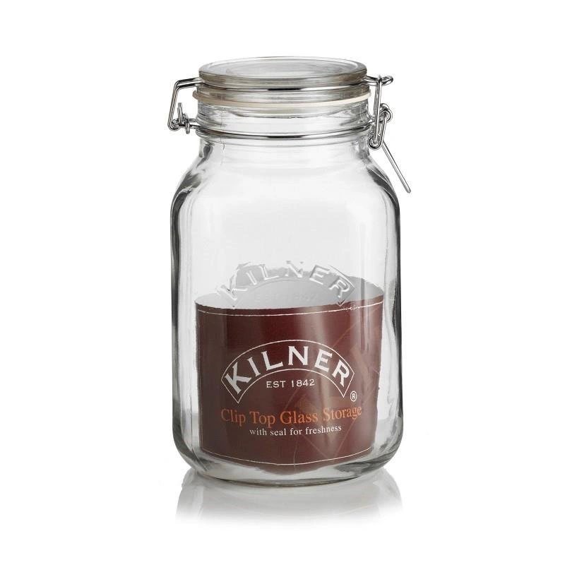 Kilner - Słoik 2l, Square Clip Top Jar
