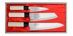 Satake - Megumi Zestaw 3 noży w drewnianym pudełku