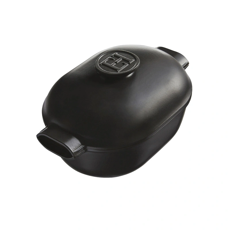 Emile Henry - Garnek ceramiczny „Delight” 4,5L na indukcję - czarny