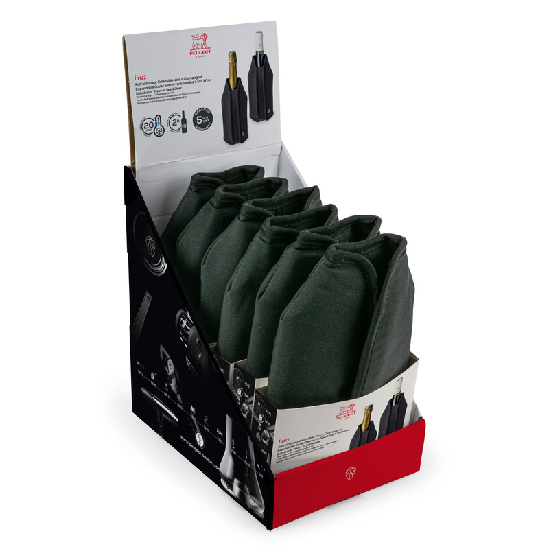 Peugeot - FRIZZ Ekspozytor z rękawem czarnym (6 szt)