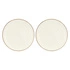 Rose&Tulipani - CONCERTO IVORY Zestaw 2 talerzy do pizzy 33 cm