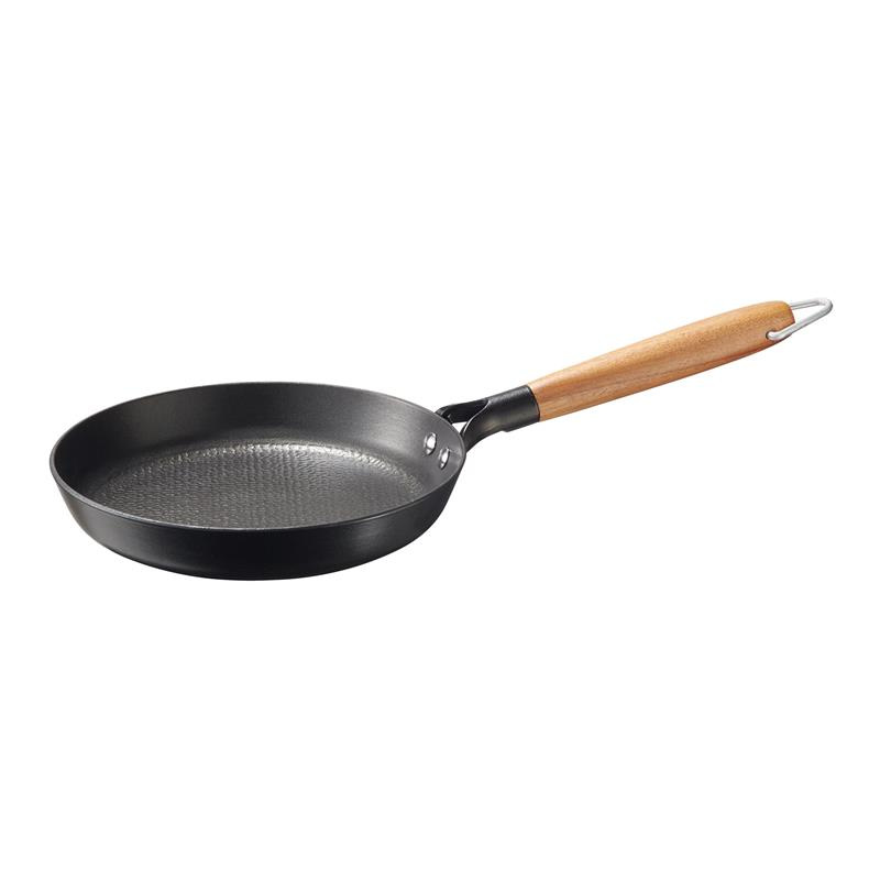 Kuchenprofi - patelnia żeliwna z powłoką nieprzywierającą, śred. 24 cm, czarna Country