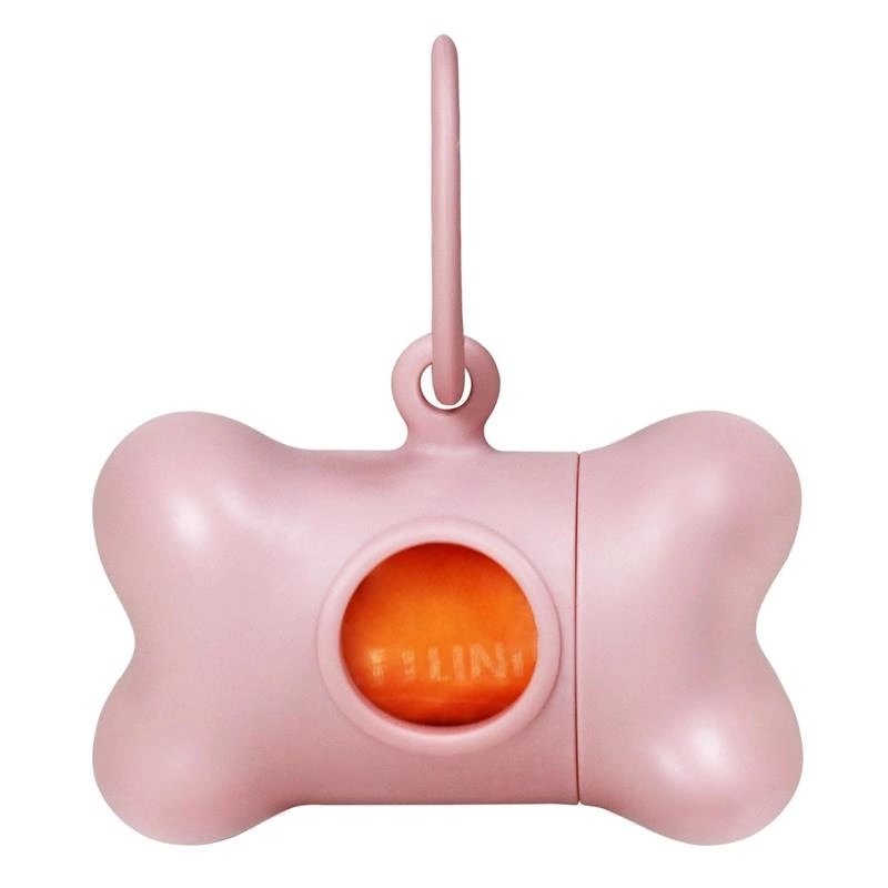 United Pets - Pojemnik na worki BON TON, różowy