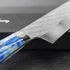 Takeshi Saji - STRIX Blue Acrylic Nóż Santoku 18 cm