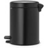 Brabantia - kosz pedałowy 5 L newIcon metowy czarny