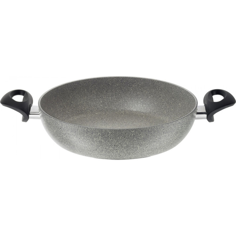 Ballarini - patelnia granitowa indukcyjna głęboka z 2 uchwytami 28 cm Ferrara
