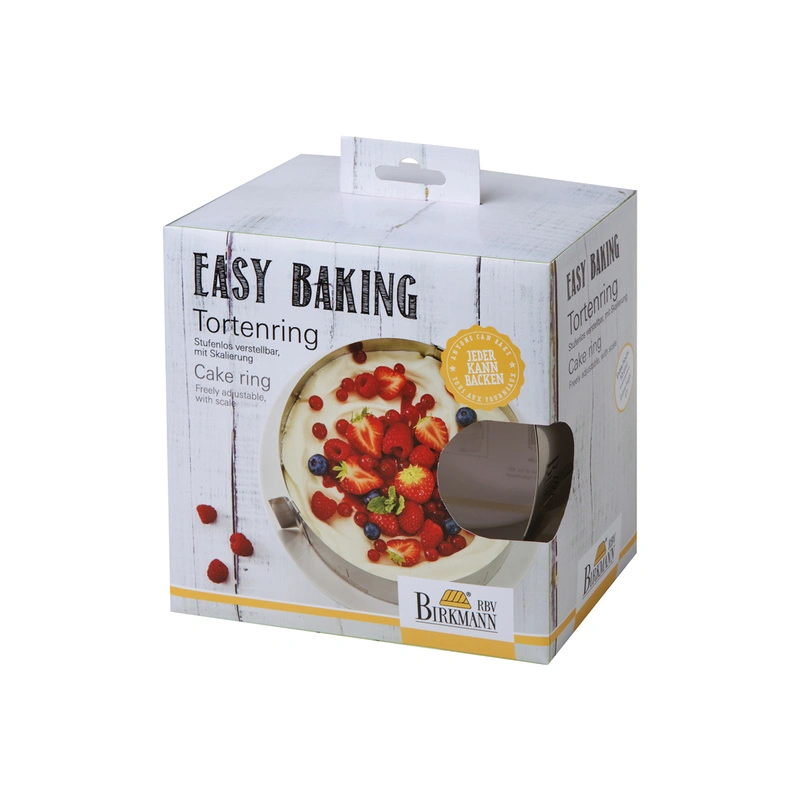 Birkmann - Pierścień do deserów EASY BAKING - regulowany