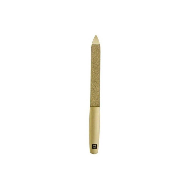 Zwilling - zestaw do manicure – czarne skórzane etui, 3 elementy Twinox Gold Edition
