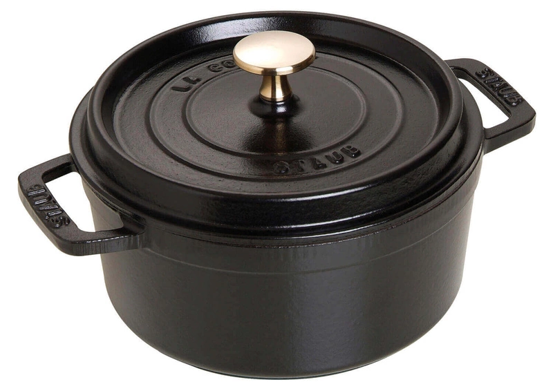 Staub - garnek brytfanna żeliwna czarna 0,8 l 14 cm