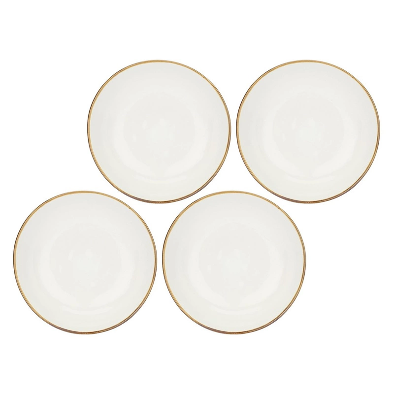 Rose&Tulipani - zestaw 4 talerzy do zupy 21 cm Concerto Avorio