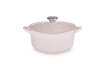 Le Creuset - brytfanna w kształcie serca 20 cm Shell Pink