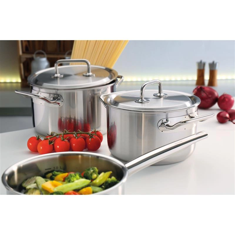 Spring - zestaw garnków, 4 el., stal nierdzewna 18/0 BRIGADE PREMIUM