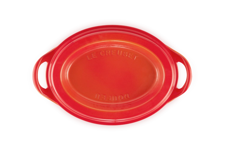 Le Creuset - brytfanna żeliwna Doufeu owalna 32 cm 7,2 l płomienna