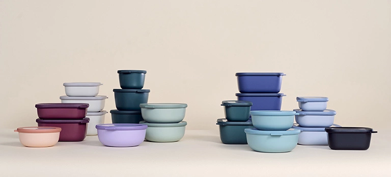 Mepal - Zestaw 3 misek Cirqula okrągła 350 + 750 + 1250 Nordic Lilac