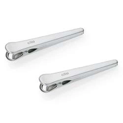Cilio - klipsy do torebek, 2 szt., stal nierdzewna, 11,5 cm