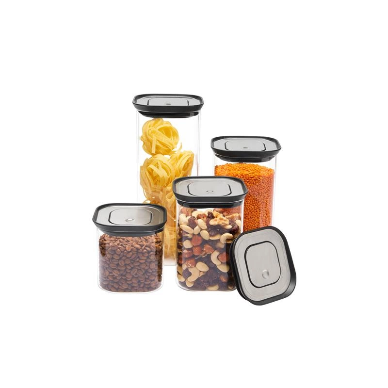 Lurch - pojemnik kuchenny, szkło borokrzemowe/stal nierdzewna, 1,1 l, 11 x 11 x 16 cm