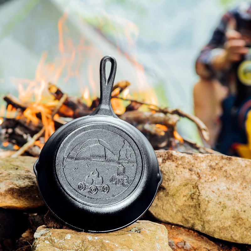 Lodge - Patelnia żeliwna 20 cm TENT Wanderlust