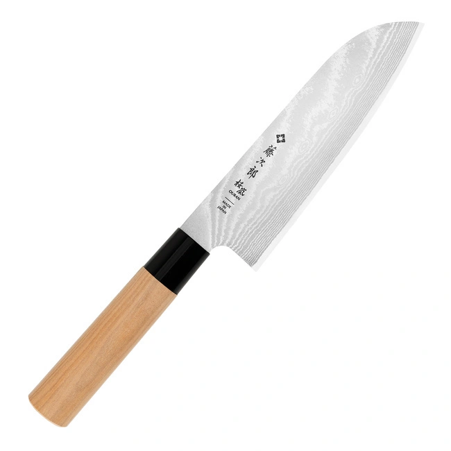 Tojiro - Ouran VG-10 Damascus Nóż Santoku 16,5 cm