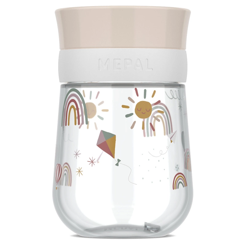 Mepal - Kubek dziecięcy treningowy do nauki picia Mio 300 ml Sunshine & Rainbow