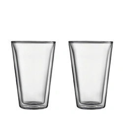 Bodum - szklanki z podwójną ścianką Canteen 400 ml 2 szt Transparent