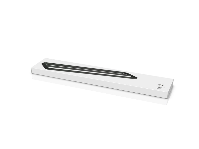 Zone Denmark - Reling na ręczniki podwójny 70 cm Rim black