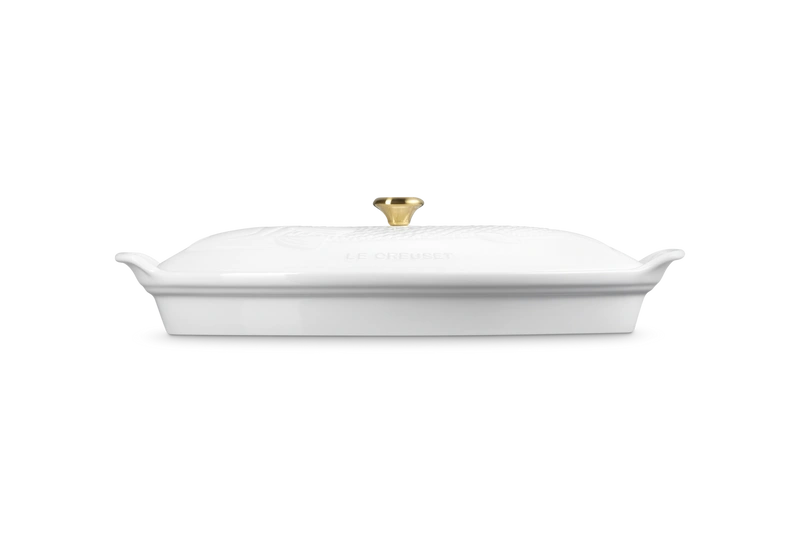 Le Creuset - naczynie do pieczenia ryb biały