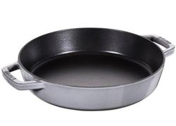Staub - głęboka patelnia żeliwna 20 cm szara