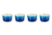 Le Creuset - Zestaw 4 mini foremek 100 ml Azure