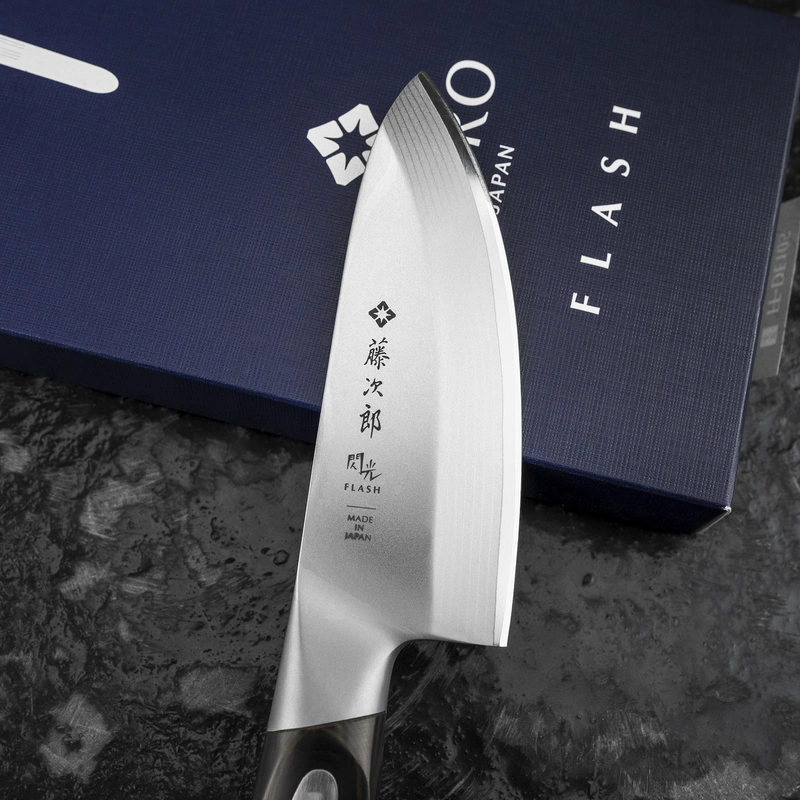 Tojiro - Flash VG-10 Damascus Nóż Deba 10,5 cm