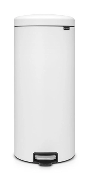 Brabantia - kosz pedałowy 30 L newIcon biały ze stalowym wiaderkiem 