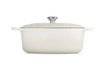 Le Creuset - brytfanna żeliwna emaliowana Signature 33 cm 7,5 l meringue