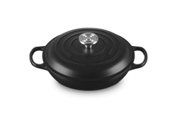 Le Creuset - garnek Gourmet Profesjonalny żeliwny 26 cm 2,2 l czarny