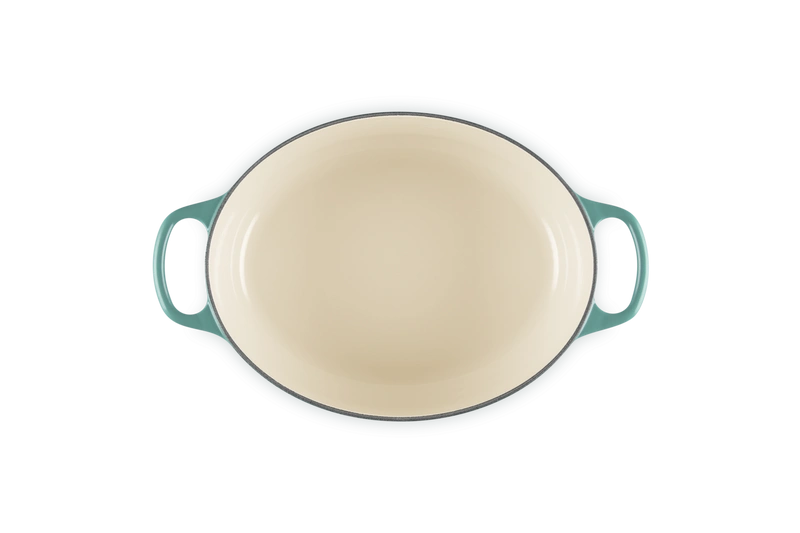 Le Creuset - brytfanna żeliwna Signature 27 cm 4,1 l bleu riviera