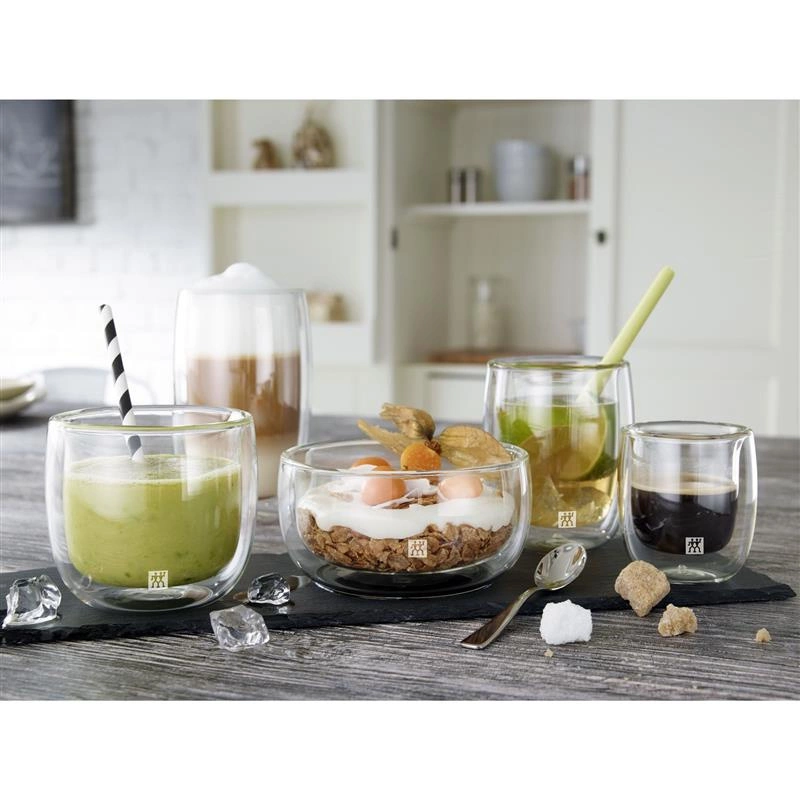 Zwilling - dwie miseczki deserowe double wall Sorrento 280 ml