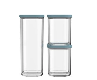 Mepal - Zestaw pojemników Modula 3szt. Nordic Green