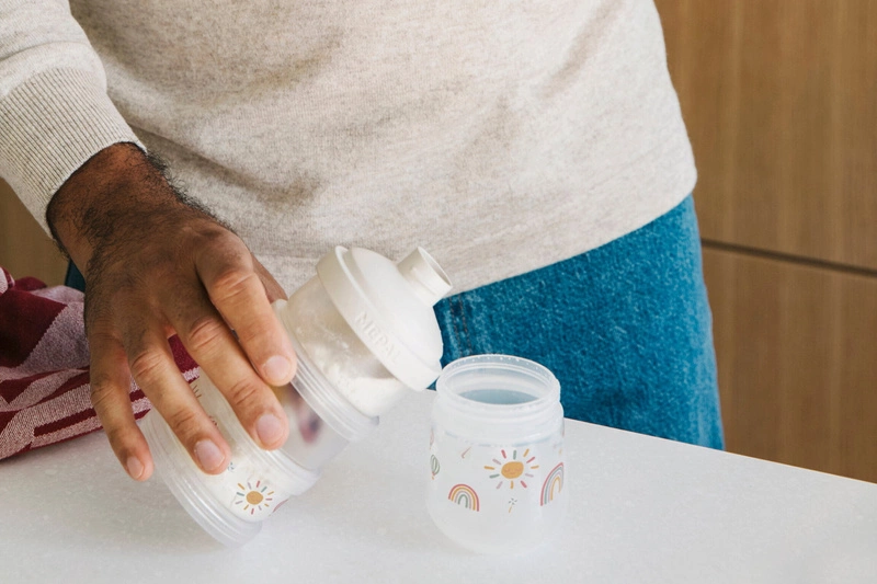 Mepal - Pojemnik na mleko w proszku Mio 3-częściowy Little Goose