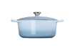 Le Creuset - garnek żeliwny emaliowany Signature 28 coastal blue
