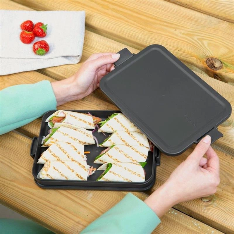 Brabantia - Pojemnik na lunch płaski Make&Take Dark Grey