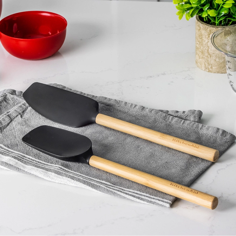 KitchenAid Culinary Tools - łyżka silikonowa CLASSIC Bamboo