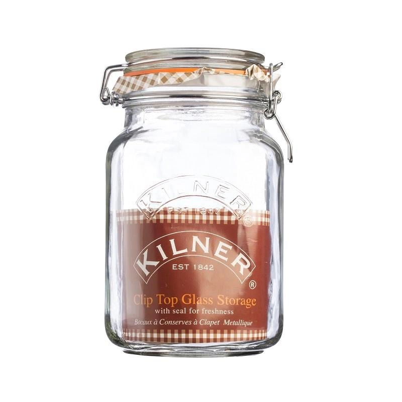 Kilner - Słoik 2l, Square Clip Top Jar
