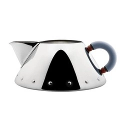 Alessi - mlecznik, niebieski uchwyt; 0,2 l