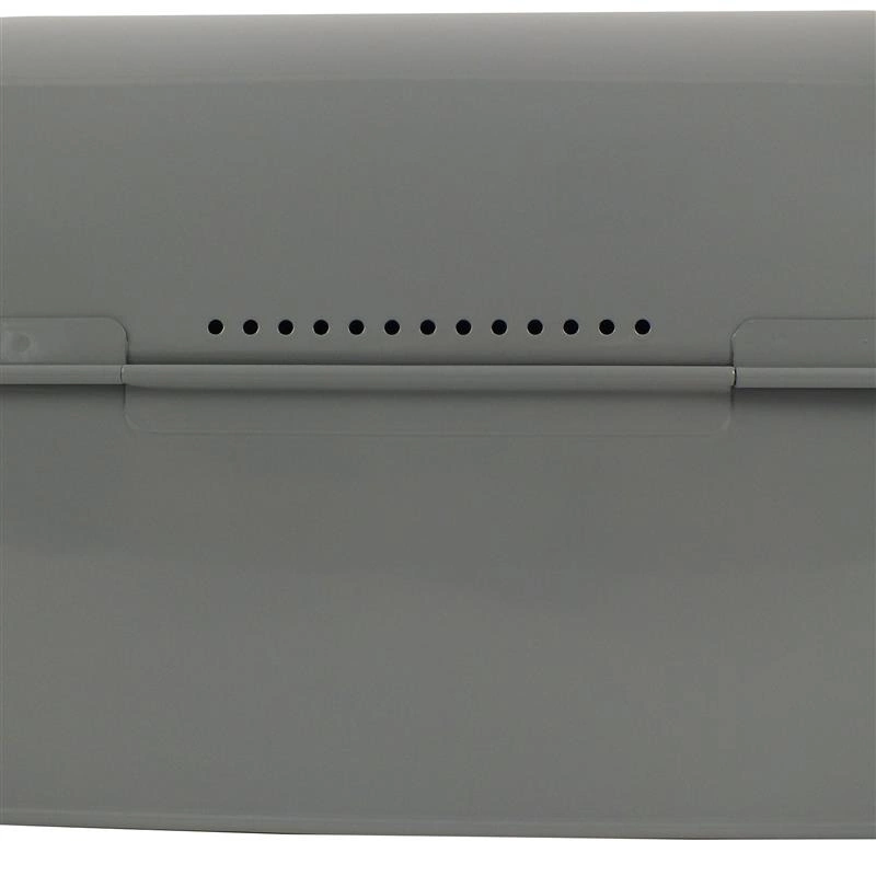 Kela - chlebak metalowy, 44x21,5 cm, szary Frisco