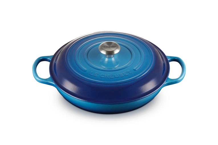 Le Creuset - garnek gourmet profesjonalny 30 cm 3,5 l lazur